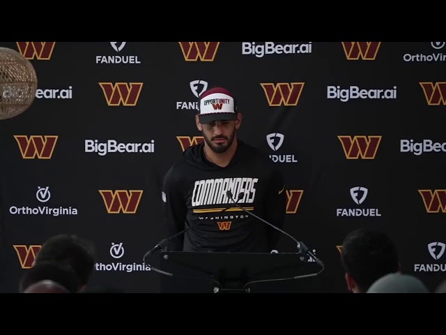 QB Marcus Mariota Speaks To The Media After The First Practice In London