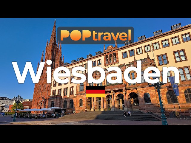 WIESBADEN, Germany - Evening Walking Tour - 4K HDR