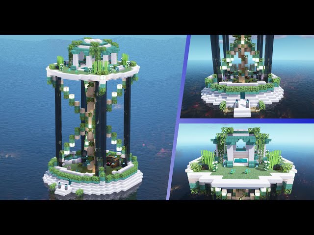 How to Build a Water Base | Minecraft Tutorial 🍀 (#58)