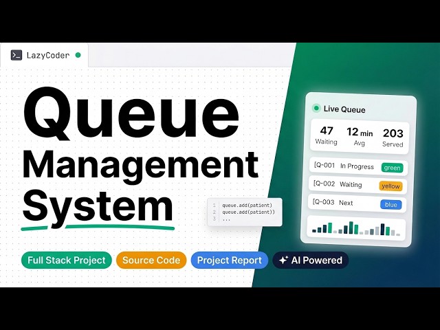 Queue Management System Project | AI Hospital QMS | Source Code & Report | 2026