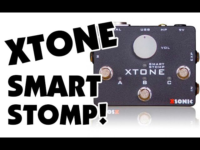 XTONE Smart Stomp Audio Interface and MIDI Controller