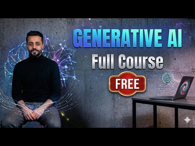 Generative AI Full Course 2026 [FREE] | LogicMojo AI & ML Course | Gen AI Course For Beginners