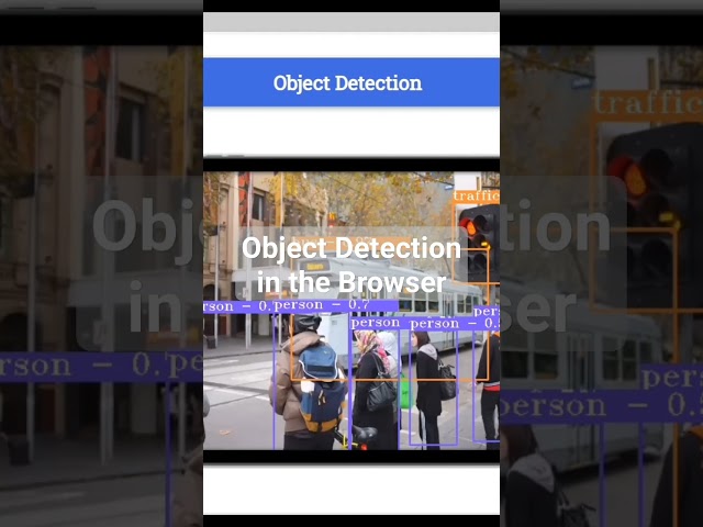 Object Detection in the Browser using TensorFlow.js. Learn Computer Vision Web Development.