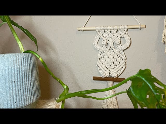 Easy Macrame owl tutorial #macramepattern  #macrame #macrametutorial #beginnermacrame #easymacrame