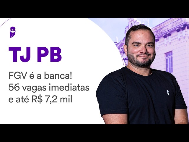 TJ PB Civil Service Exam: FGV is the organizing body! 56 immediate openings and up to R$ 7,200