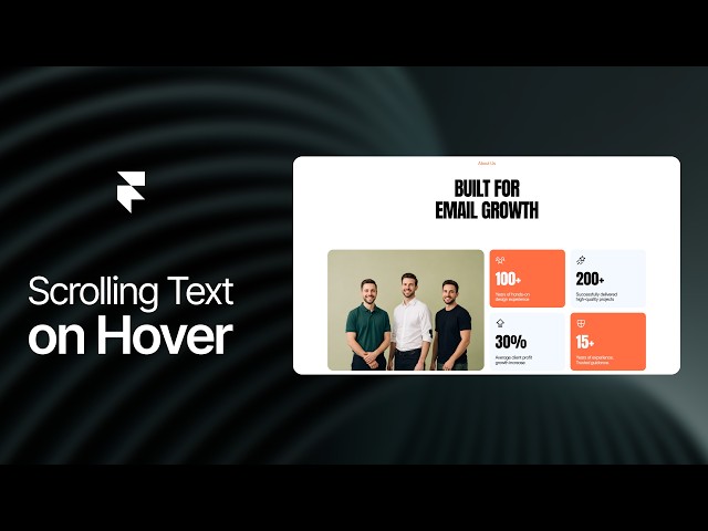 Build This Modern About Us Section in Framer