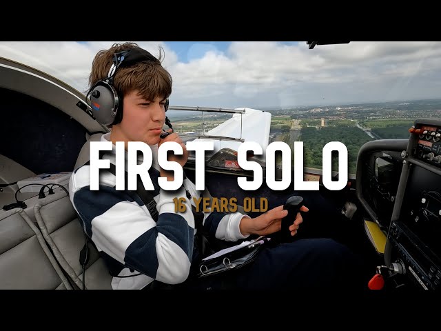 My First Solo Flight At 16 Years Old