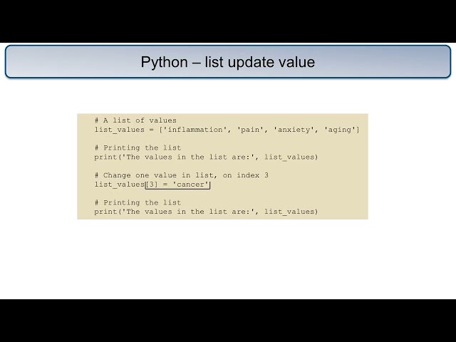 Python lists