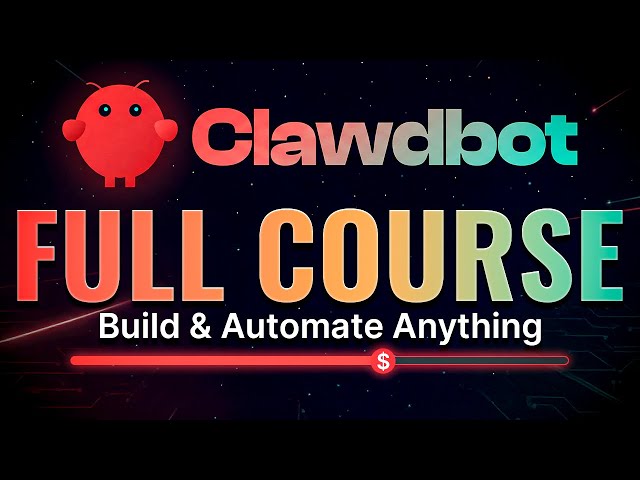 OpenClawClawdbot/Moltbot FULL COURSE 3 HOURS (Build & Automate Anything)