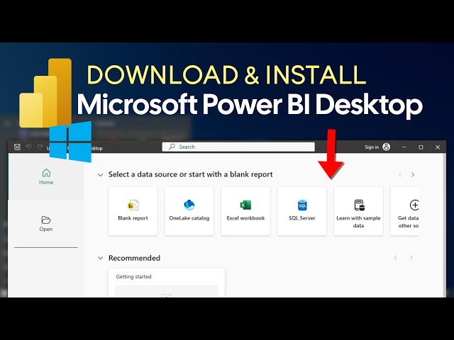 Install Microsoft Power BI Desktop on Windows 10