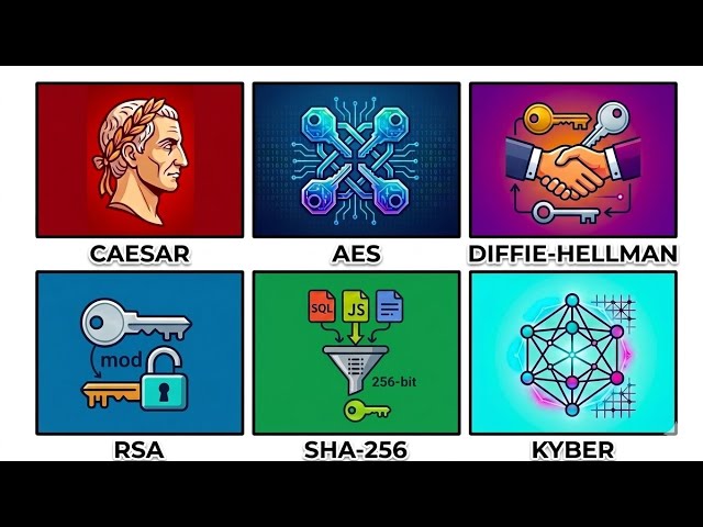 Every Encryption Algorithm Explained in 6 Minutes
