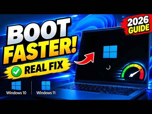 How to Make Windows 10 & 11 Start Up Faster in 2026 (Real Fixes That Work)