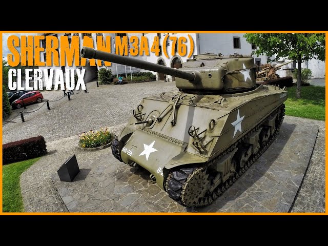 M4A3(76) Sherman - Walkaround - Clervaux - Battle of the Bulge.