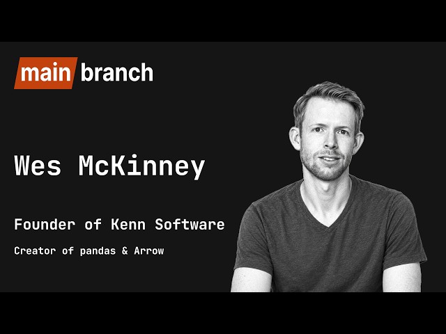 Stay Frosty: Wes McKinney, Kenn Software Founder & pandas Creator, on building software with agents