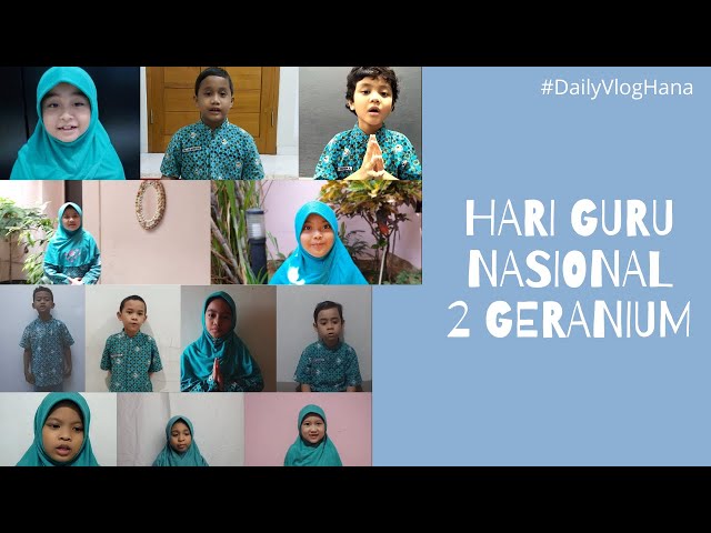 KEJUTAN HARI GURU | 2 GERANIUM - BINER