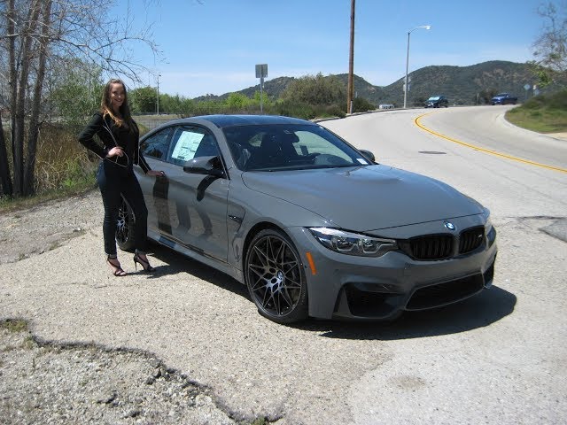 BMW M4 Coupe in Grigio Telesto Pearl / Competition Package / 20" M Wheels / BMW Review