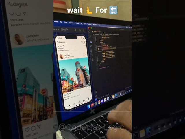 When the code finally starts looking like the idea in your head.👀💻🔥#Coding#WebDevelopment #CodeReels