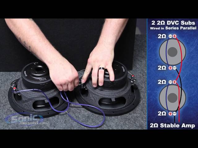 How to Wire Two Dual 2 ohm Subwoofers to a 2 ohm Final Impedance | Car Audio 101
