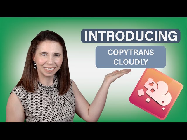 CopyTrans Cloudly | Download all your iCloud Photos to PC