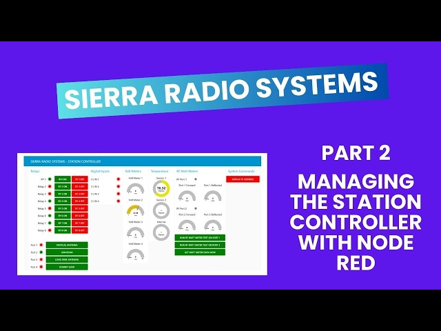 Remote Station Control, Pt. 2: An Intro to the Node Red Programming Language with Sierra Radio