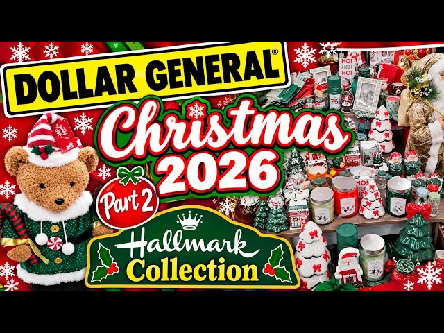 Dollar General Christmas 2026 Part 2 Hallmark Collection #hallmark #dollargeneral #new