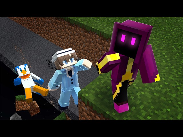 Minecraft but the world deletes behind us