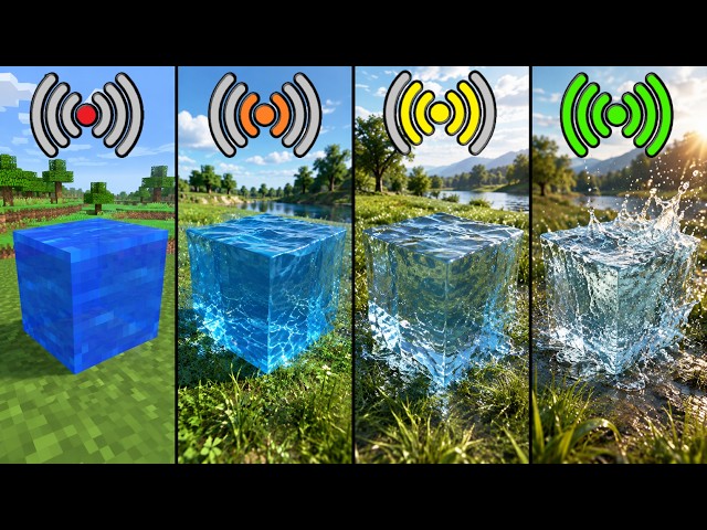 All New Water Experiments with different Wi-Fi in Minecraft - compilation