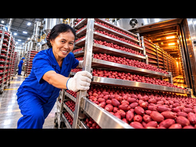 Inside Vietnam’s Peanut Production | From Farm to Factory | Full Farm-to-Factory Process
