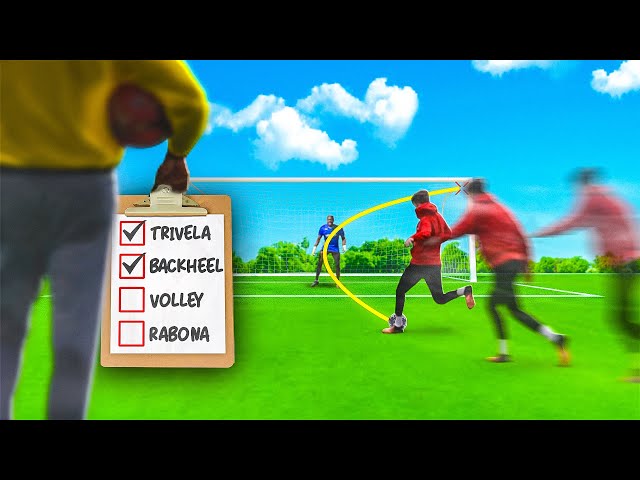 Scoring 1 AMAZING Goal With Every Technique