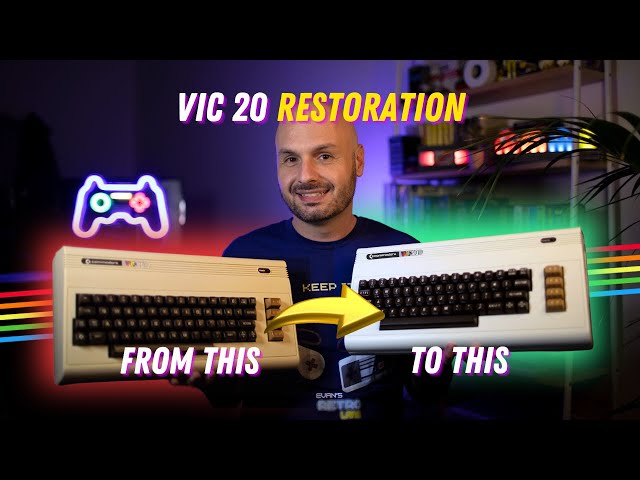 Let's restore this yellowed Commodore VIC 20 and make it NEW again!