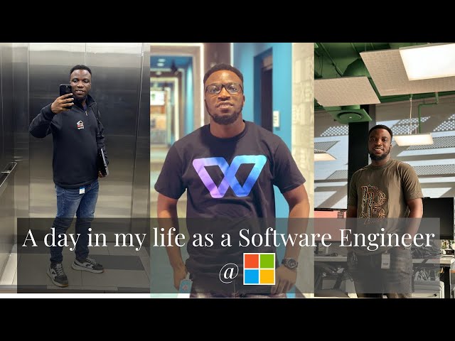 A day in my life as a Software Engineer at Microsoft.