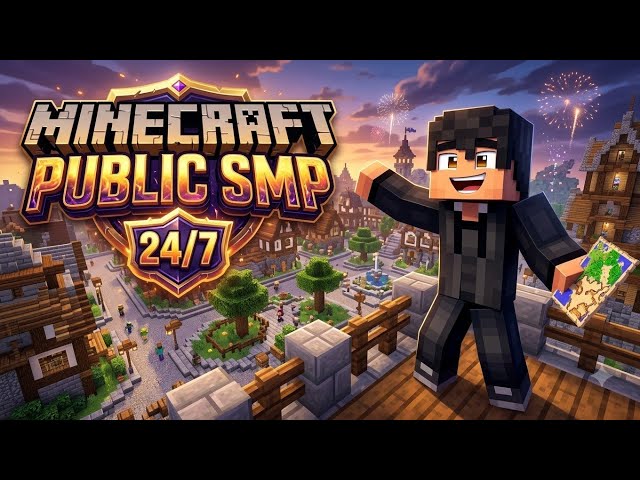 24/7 Public Smp in Minecraft #public #24/7