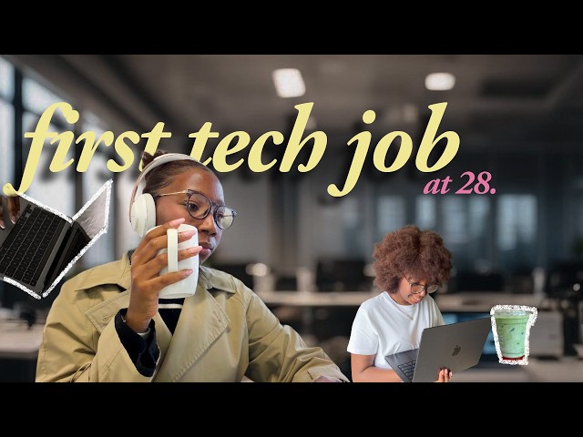i switched careers in my late 20s| first day as a software tester 👩🏾‍💻🎧