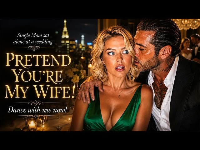 Single Mom Sat Alone at a Wedding—The Mafia Boss Whispered, "Pretend You're My Wife"
