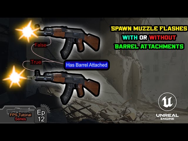 How to add Dynamic Muzzle Effects in Unreal Engine 5?