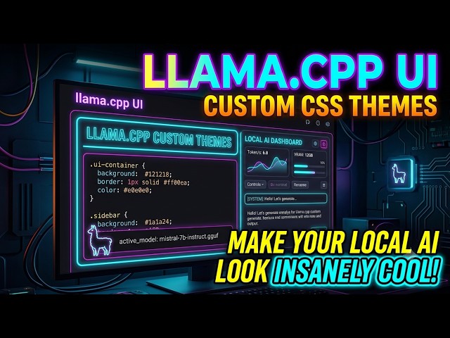 Make Your llama.cpp Look Insane! 🔥 Free Custom CSS Themes (GitHub)