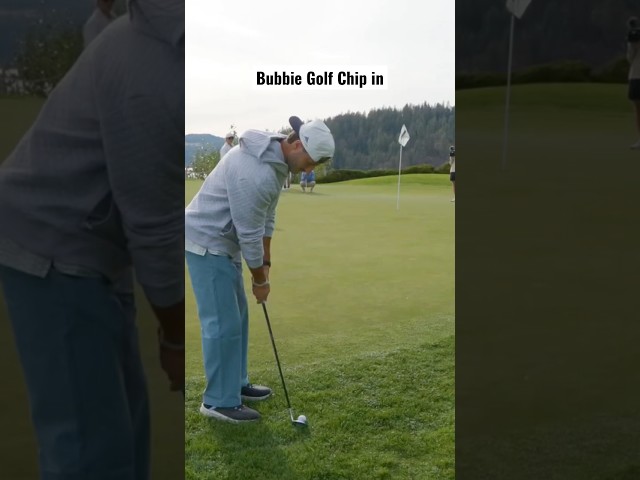 Bubbie Golf from off the green 😳