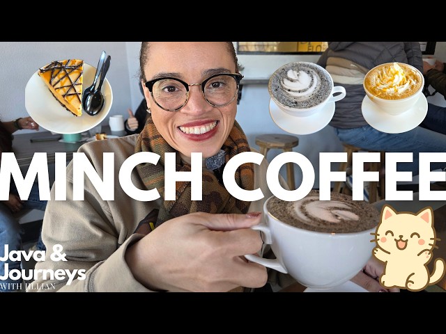 Is this the cutest cafe ever? Visiting Minch Coffee & Cat Cafe