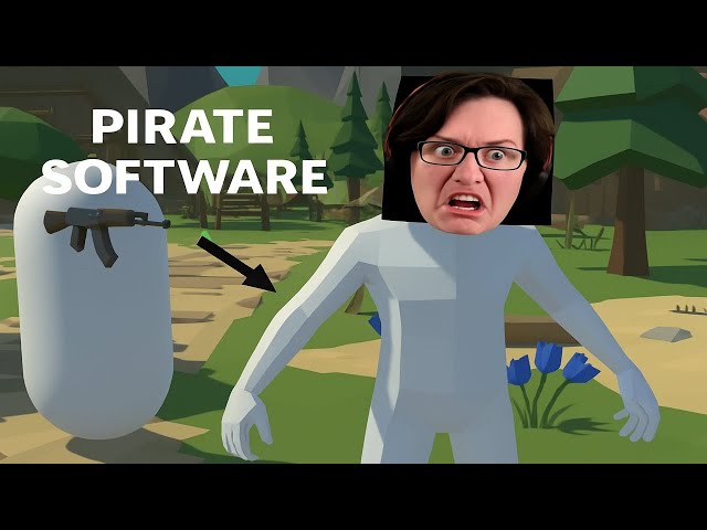 I made a game about the PIRATE SOFTWARE DRAMA