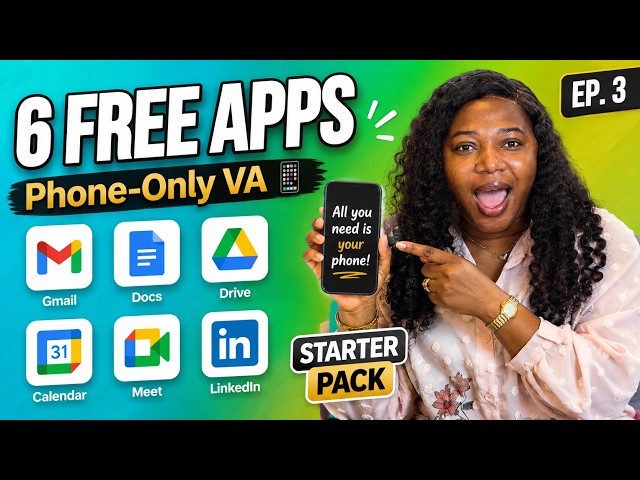 I Downloaded These Free Apps That Let You Work As A VA From Your Phone. (Phone-Only VA Ep 3