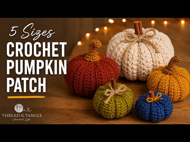 Crochet Pumpkin Tutorial for Beginners | Easy Step-by-Step