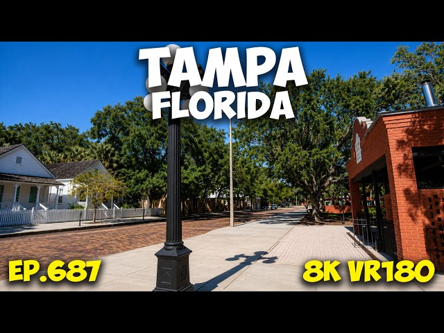 Ybor City Museum State Park: The Birthplace of Cigar City ep.687 #8k #vr180 #3d #travel #fl #tampa