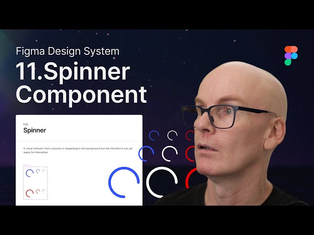 Figma Design System: 11 Spinner Component