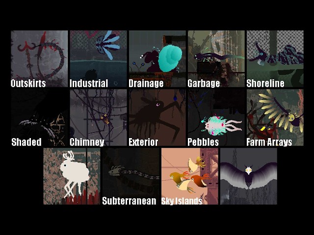 Designing a new Rain World creature for every region - Iterator's Tedium Ep. 2 (Rain World Concepts)
