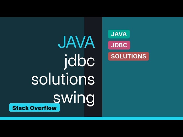 I can't declare or use java swing objects