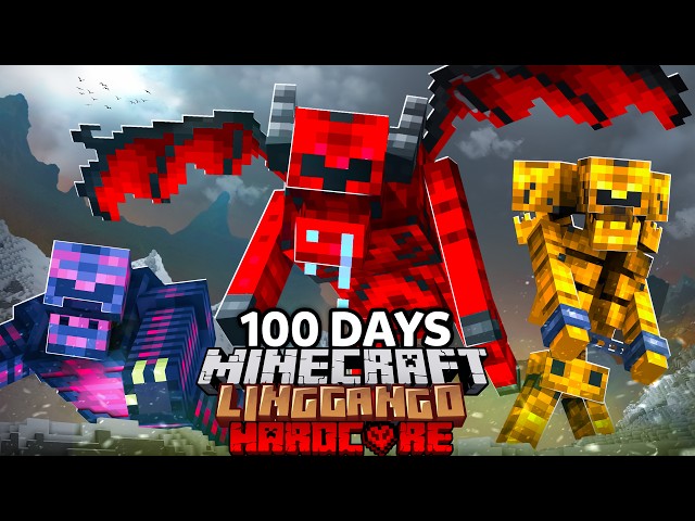 I Survived 100 Days in LINGGANGO in Minecraft Hardcore!