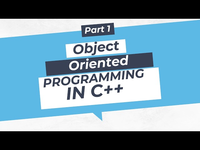 Object Oriented Programming Crash Course  Part 1