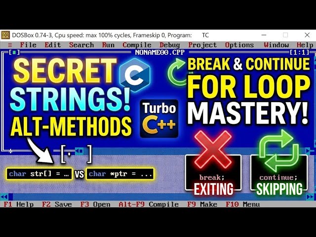 How to use string data in c Programming | break and continue statement in c | Urdu | Hindi #foryou