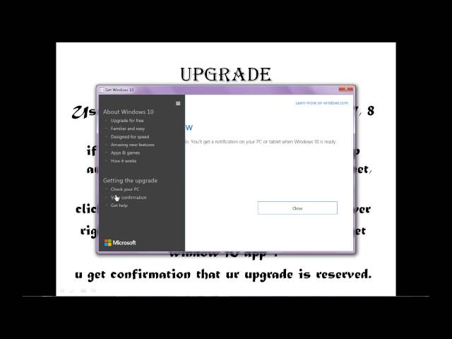 windows 10 what new & how to upgrade