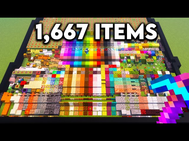 I Got EVERY ITEM in MINECRAFT